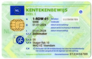 Kentekencard
