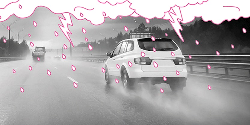 Het geheim van veilig rijden in storm