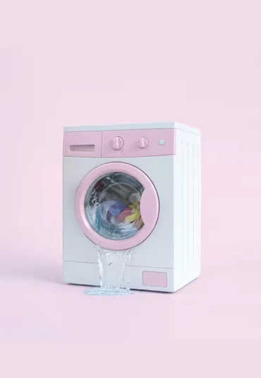 Wasmachine lekkage